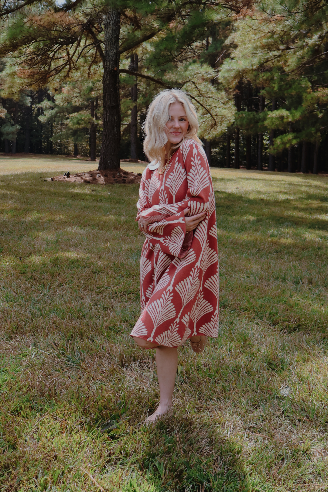 Blush Bloom Mini Dress in Plus