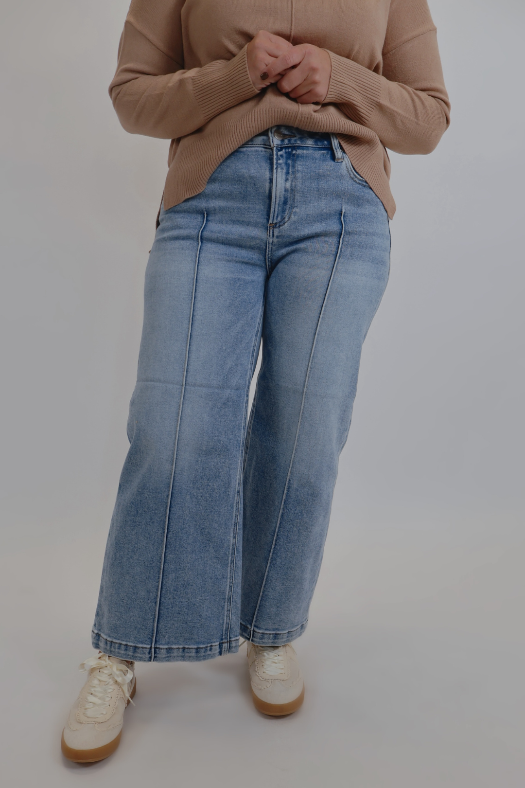 Vaqueros cortos con pinzas Margo