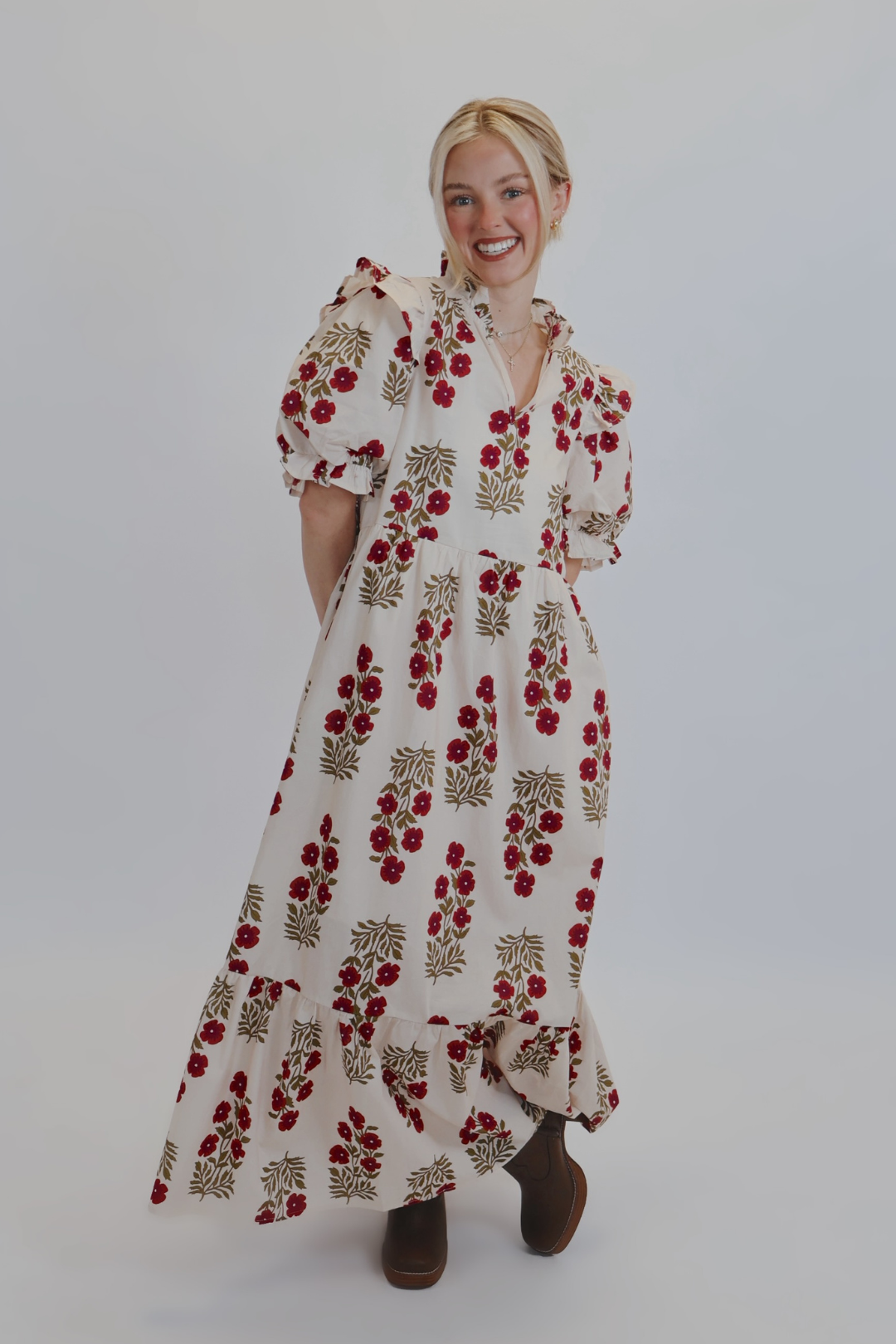 Vestido midi Garden Muse