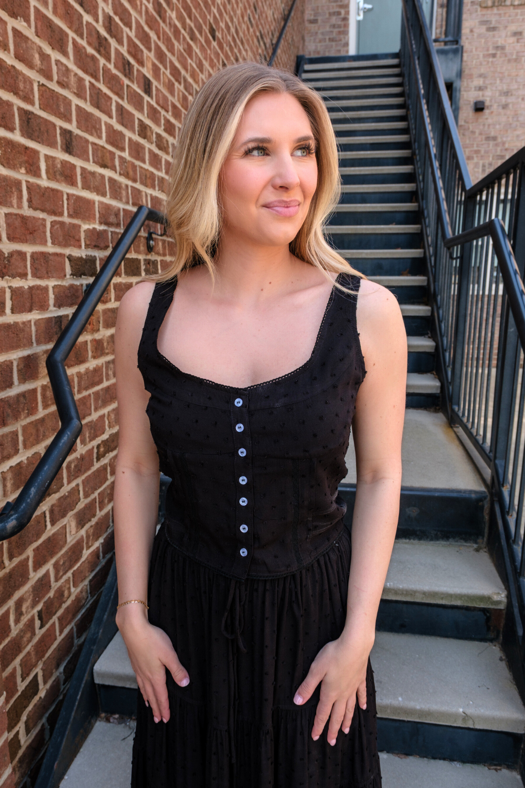 Top corto sin mangas para noche de chicas