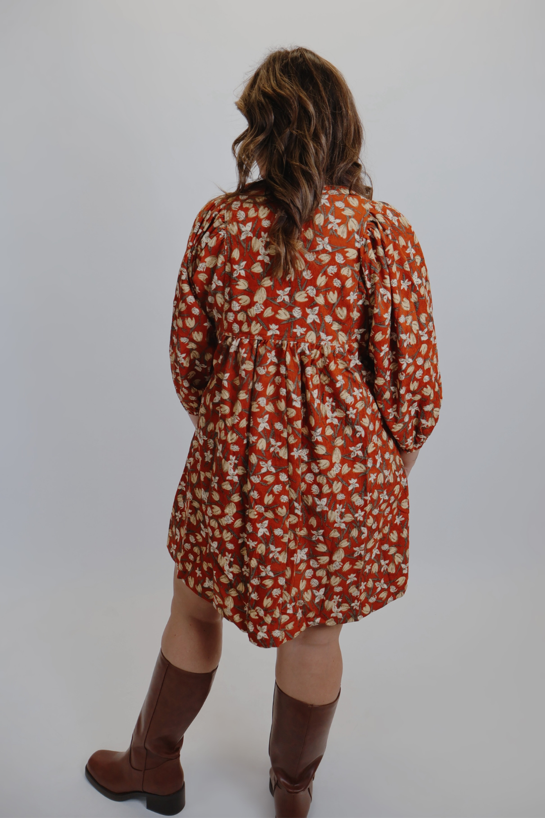 Blush Bloom Mini Dress in Plus