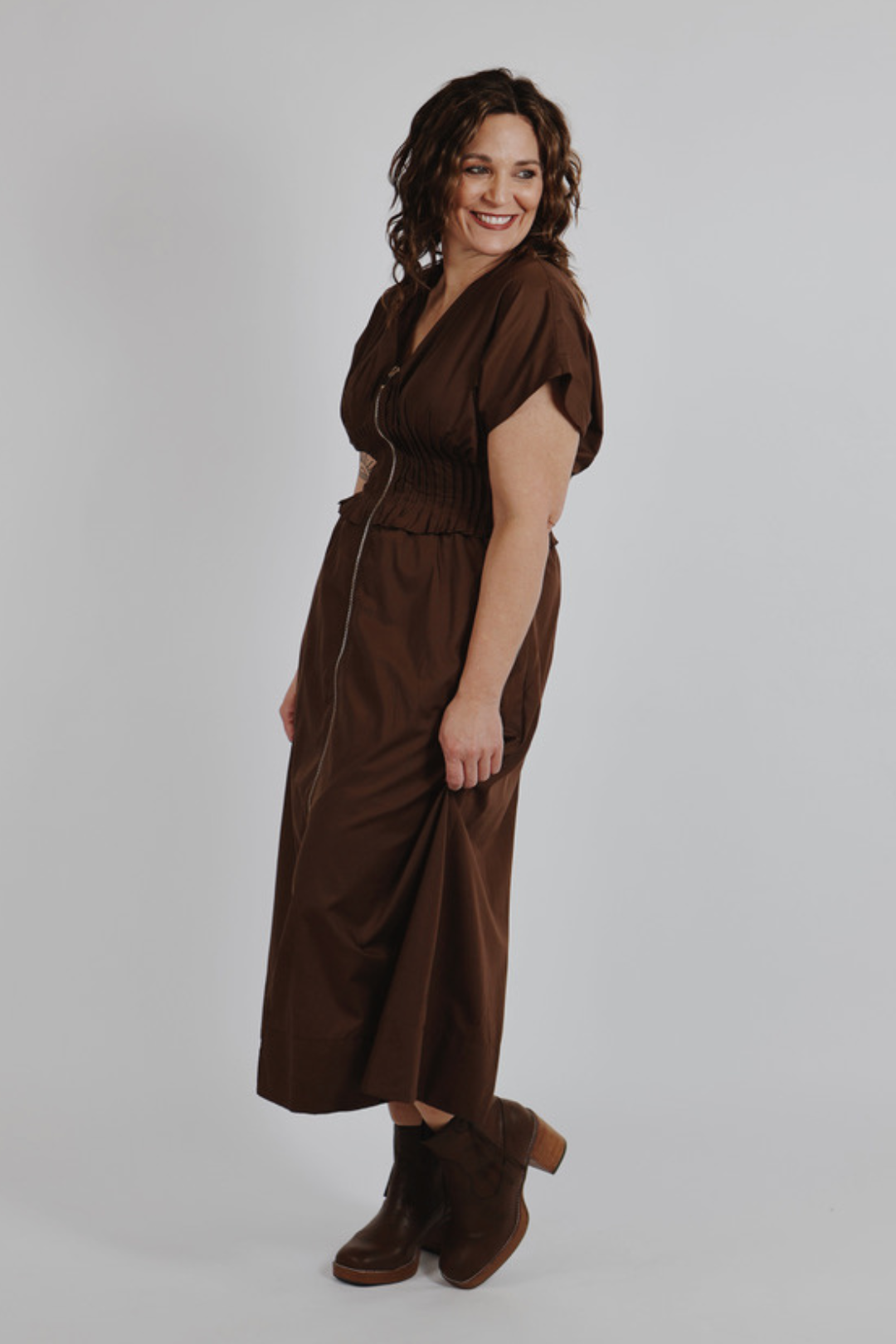 Blush Bloom Mini Dress in Plus