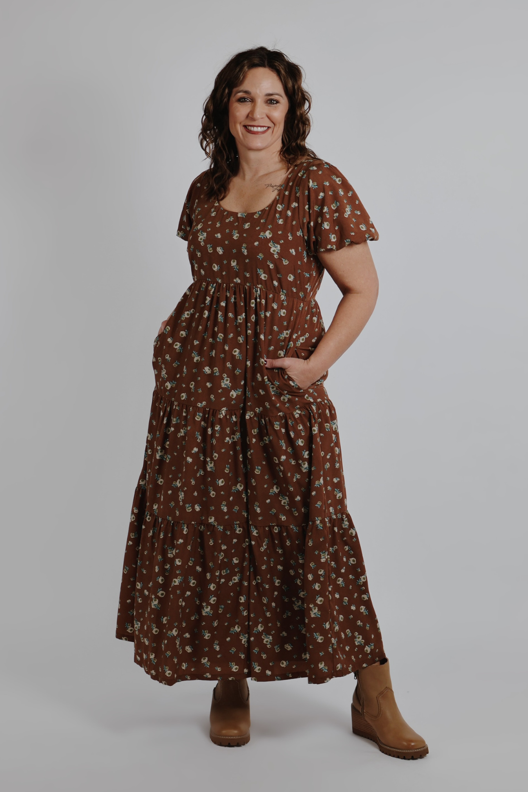Vestido midi Marigold