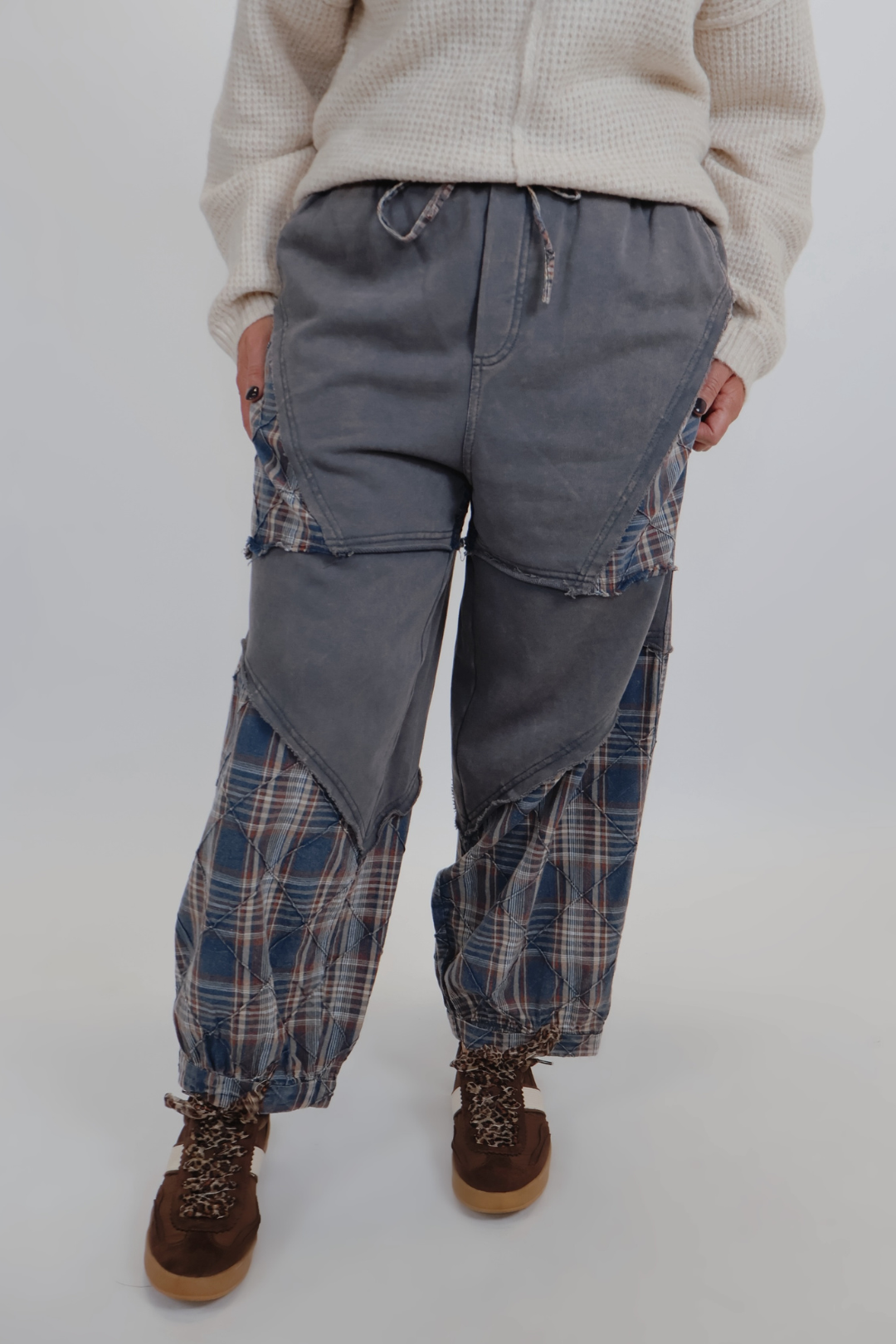 Pantalones de patchwork Free Spirit